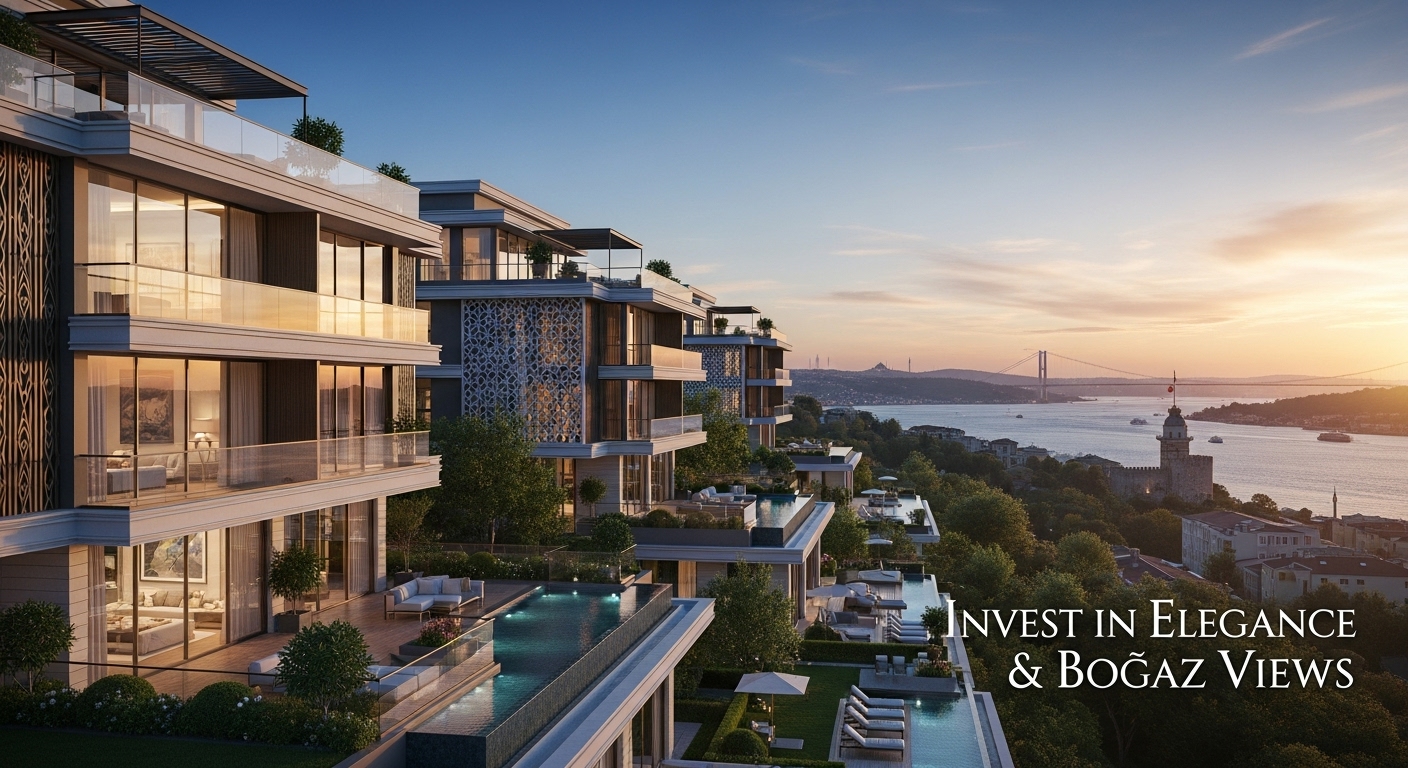 İstanbul’da Lüks Daireler: Boğaz Manzaralı ve Yüksek Kazançlı
